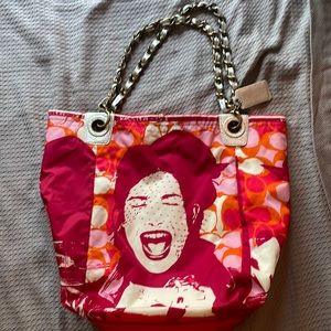 Coach laughing girl bag tote purse